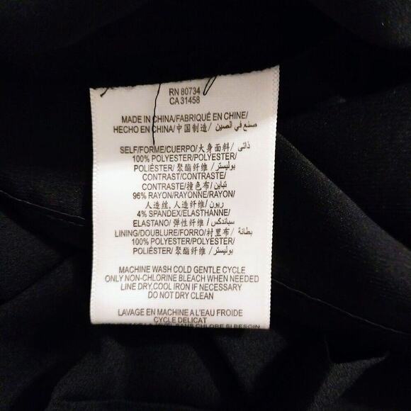 BCBGeneration Mini Dress Size Medium Black Empire Whimsigoth Fairy Femi… - Picture 10 of 10